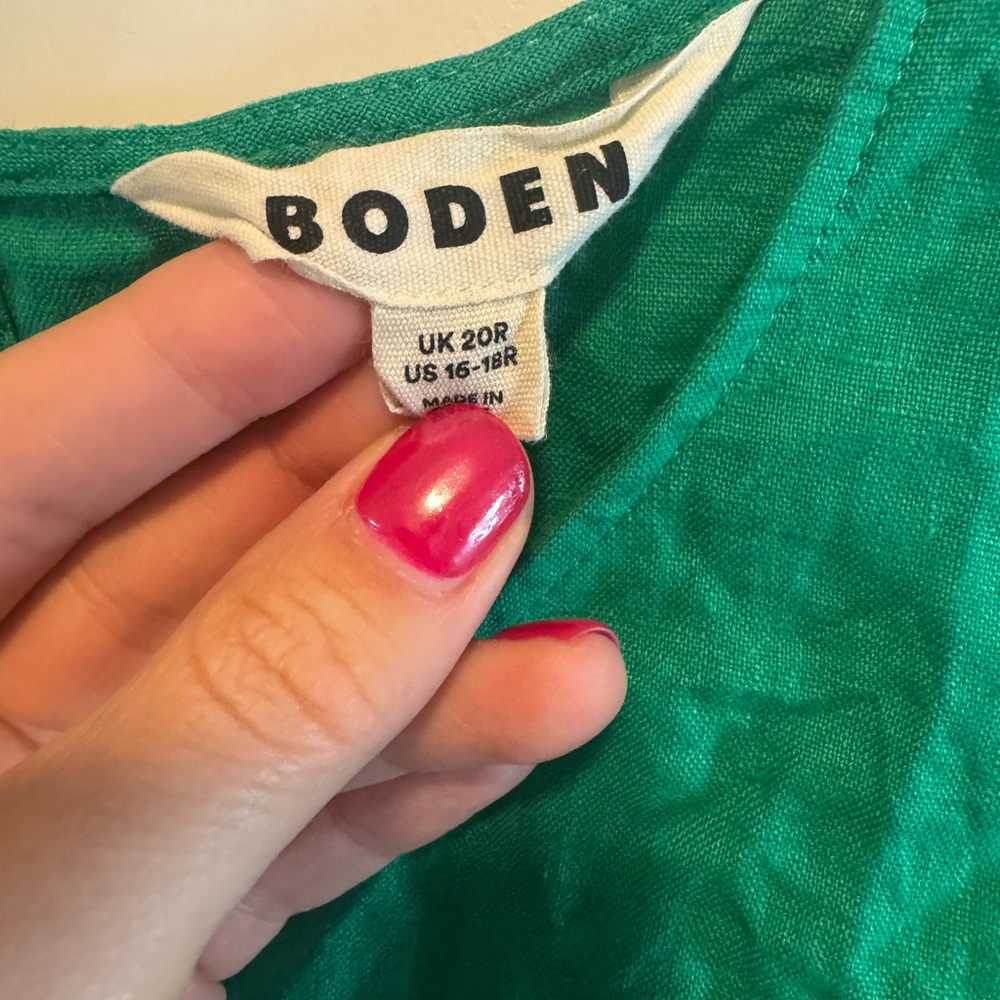 EUC Boden Linen Sleeveless Dress - Picture 13 of 15